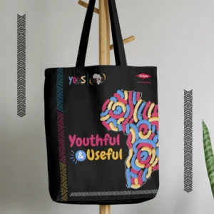 Tote bag black design